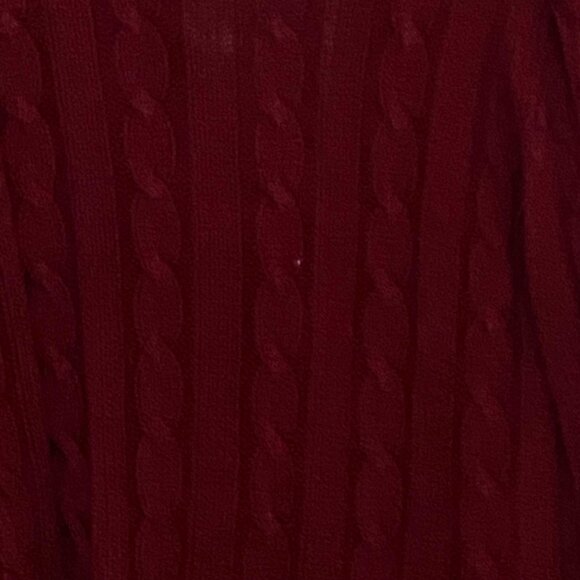 Vintage Toffee Cardigan Fisherman Sweater M Grandmacore Librarian Hobbitcore - Picture 4 of 7